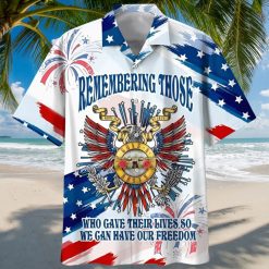 Guns N’ Roses Remembering Those Who Gave Their Lives So We Can Have Our Freedom Hawaiian Shirt