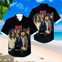 Highway To Hell Studio Album By Ac/dc Hawaiian Shirt