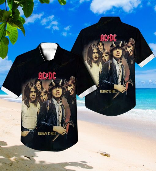 Highway To Hell Studio Album By Ac/dc Hawaiian Shirt