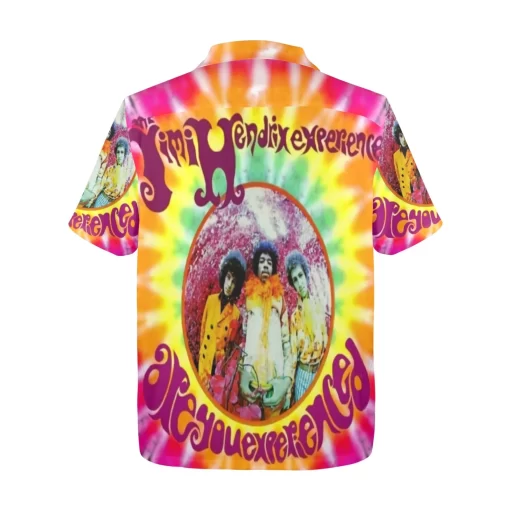 Jimi Hendrix Are you experienced Hawaiian Shirt Back