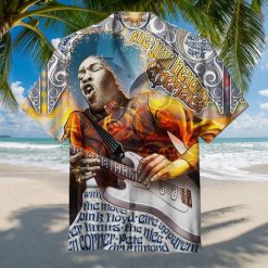 Jimi Hendrix Artistic Portrait Hawaiian Shirt