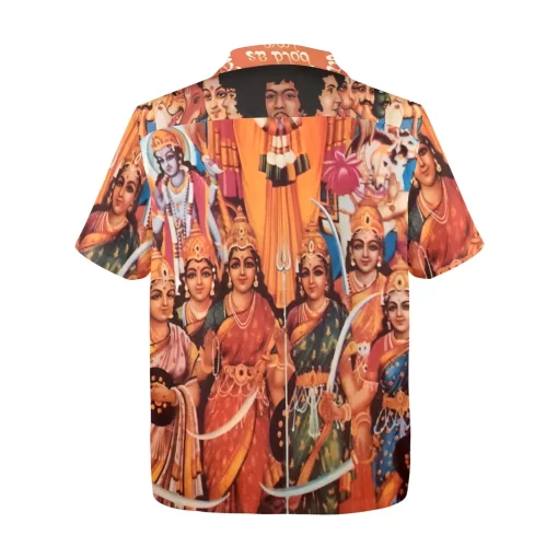 Jimi Hendrix Axis bold as love Hawaiian Shirt Back