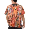 Jimi Hendrix Axis bold as love Hawaiian Shirt Mockup Back