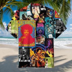 Jimi Hendrix Collage Hawaiian Shirt