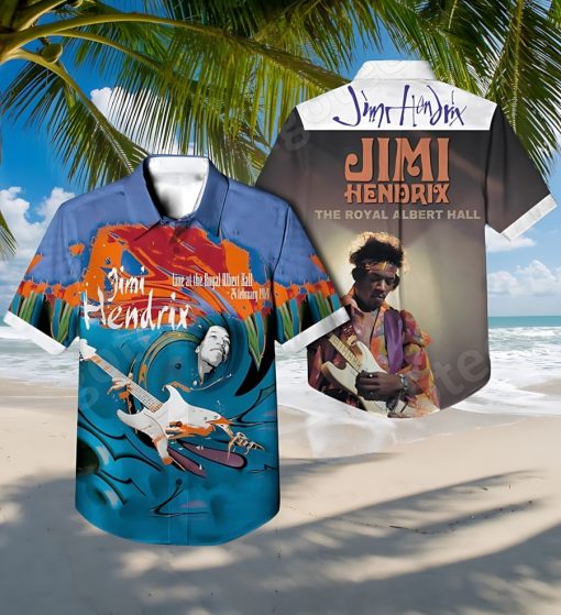 Jimi Hendrix Live At The Royal Albert Hall Hawaiian Shirt