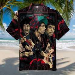 Jimi Hendrix Multi-Image Hawaiian Shirt