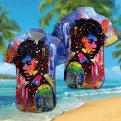 Jimi Hendrix Pop Art Hawaiian Shirt