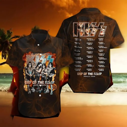 Kiss Band Albums Hawaiian Shirt