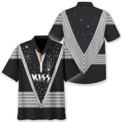 Kiss Band Cosplay Hawaiian Shirt