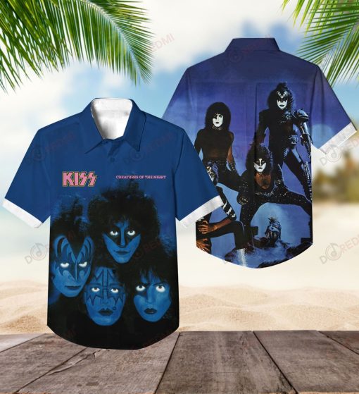 Kiss Band Creatures Of The Night Hawaiian Shirt