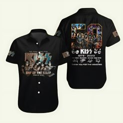 Kiss Band Hard Rock Hawaiian Shirt