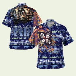 Kiss Rock Bands Tropical Hawaiian Shirt