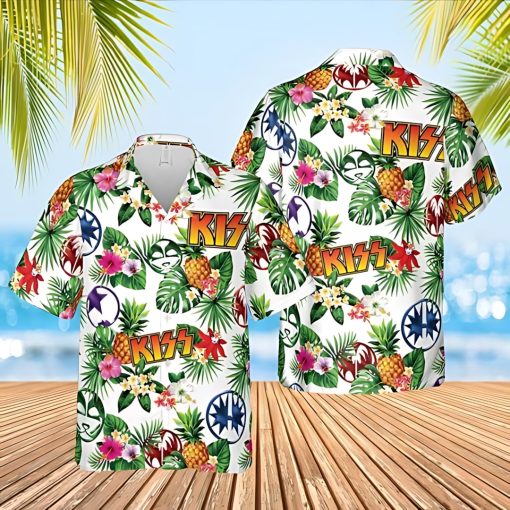 Kiss Tropical Vacation Hawaiian Shirt