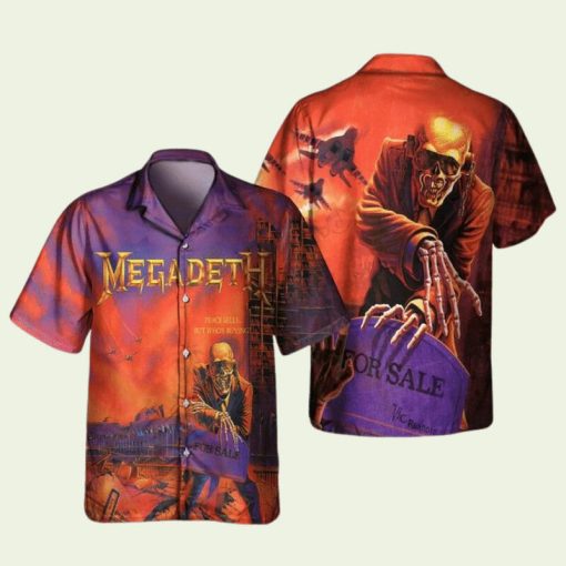 Megadeth Peace Sells But Whos Buying 1986 Hawaiian Shirt