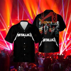 Metallica Hawaiian Shirt Metallica Rock Art Rock Music Best Hawaiian Shirts