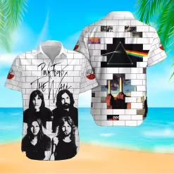 Pink Floyd Band The Wall Aloha Summer Hawaiian Shirt