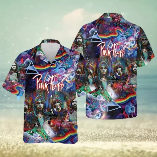 Pink Floyd The Dark Side of the Moon Aloha Hawaiian Shirt