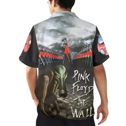 Pink Floyd The Wall Hawaiian Shirt mockup back