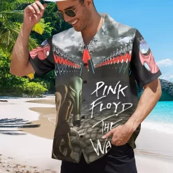 Pink Floyd The Wall Hawaiian Shirt mockup front