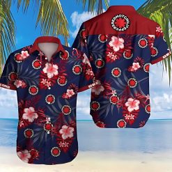 Red Hot Chili Peppers Hibiscus Blast Hawaiian Shirt