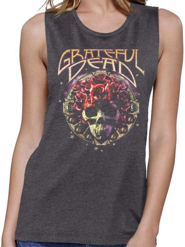 Ripple Junction Grateful Dead Women's Tank Top Bertha Head & Roses