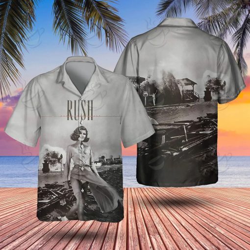 Rock Band Rush Permanent Waves Hawaiian Shirt