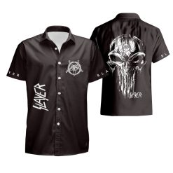 Slayer Black Out Hawaiian Shirt