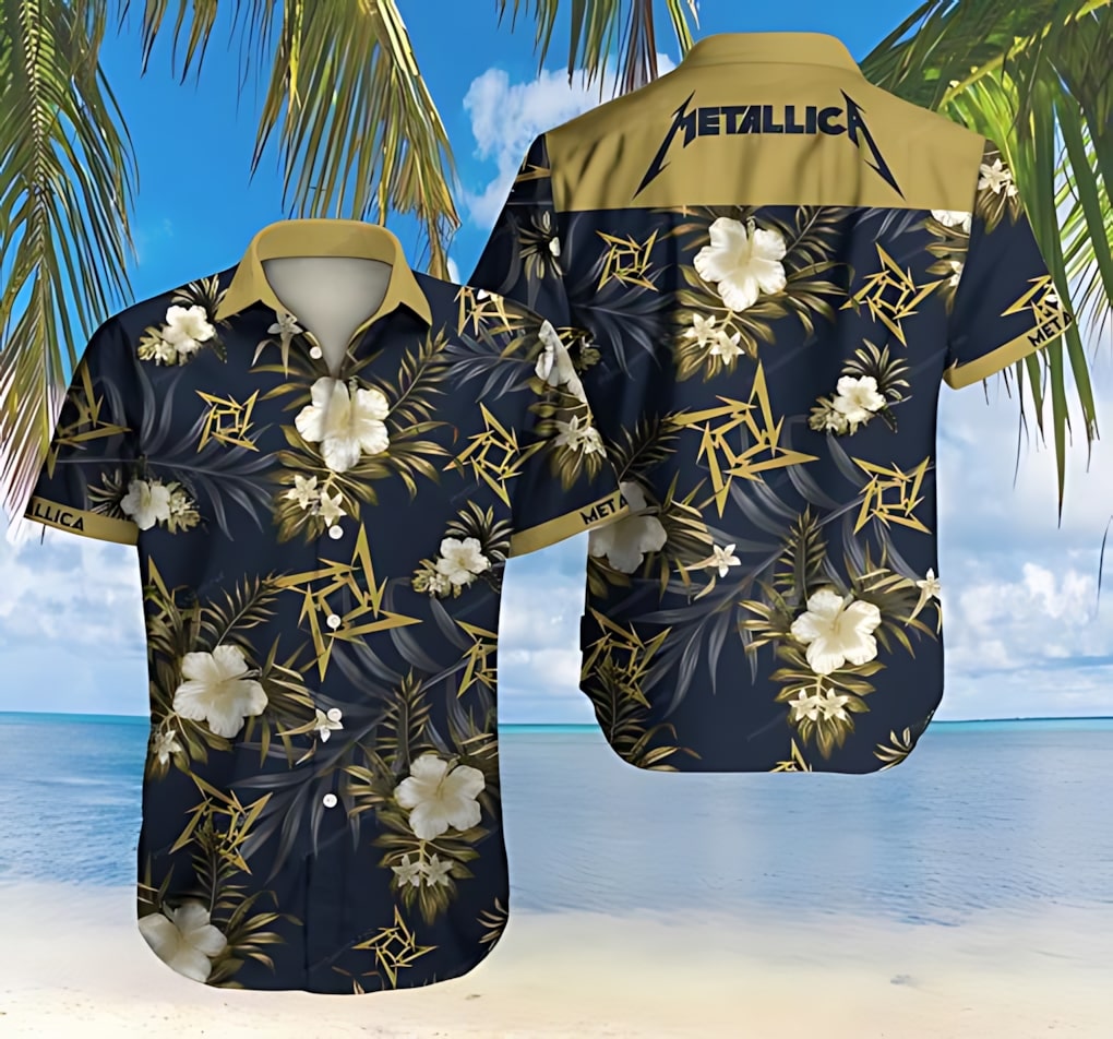 Metallica Metal Up Your Aloha Hawaiian Shirt Metallica Metal Up Your Aloha Hawaiian Shirt