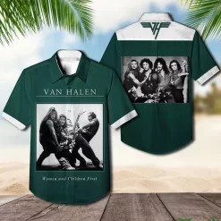 Van Halen Women and Children First Hawaiian Shirt