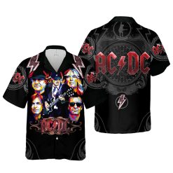 AC/DC Pop Art Legends Hawaiian Shirt