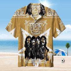 Black Sabbath Retro Portrait Hawaiian Shirt