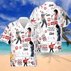 Elvis Presley The King of Rock Vacation Hawaiian Shirt