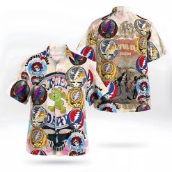 Grateful Dead Vintage Collage Hawaiian Shirt