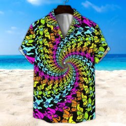 Hypnotic Grateful Dead Bears All Over Print 3D Hawaiian Shirt