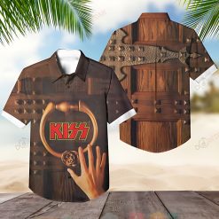 Kiss Band Music From The Elder Short Sleeve Hawaiian Shirt