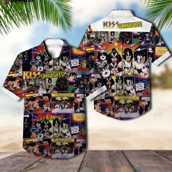 Kiss Unmasked Album Hawaiian Shirt