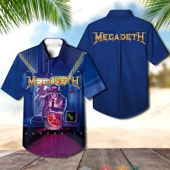 Megadeth Band Hangar 18 Hawaiian Shirt