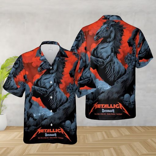 Metallica M72 Copenhagen at Parken Stadium Copenhagen Denmark on June 14 and 16 2024 Hawaiian Shirt