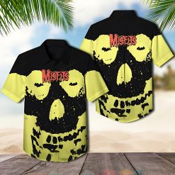 Misfits Glow Skull Hawaiian Shirt