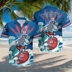 MLB Los Angeles Dodgers Grateful Dead Hawaiian Shirt