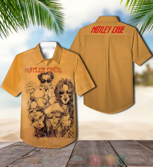 Motley Crue Greatest Hits Album Hawaiian Shirt