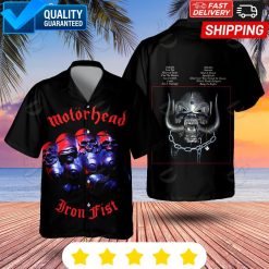 Motorhead Iron Fist Album Unisex Hawaiian Shirt