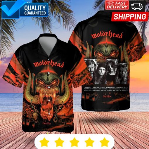 Motorhead Sacrifice Inferno Album Unisex Hawaiian Shirt