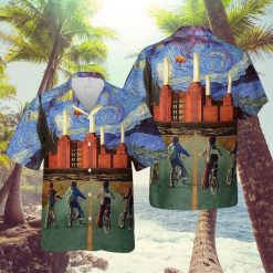 Pigs Can Fly Stranger Things x Animals Pink Floyd Hawaiian Shirt