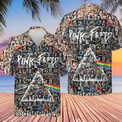 Pink Floyd Album Collage Picture Hawaiian shirt