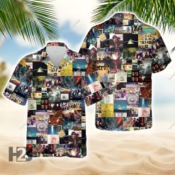 Pink Floyd Album Cover Collage Hawaiian Shirt