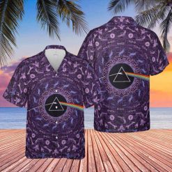 Pink Floyd Dark Side of the Moon Album Psychedelic Hawaiian Shirt