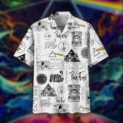 Pink Floyd Logo Collage Hawaiian Shirt