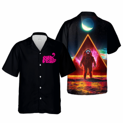 Pink Floyd Merch Astronaut Art Triangle Rainbow Hawaiian Shirt