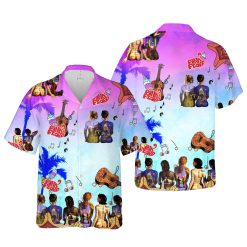 Pink Floyd Sunset Beach Hawaiian Shirt